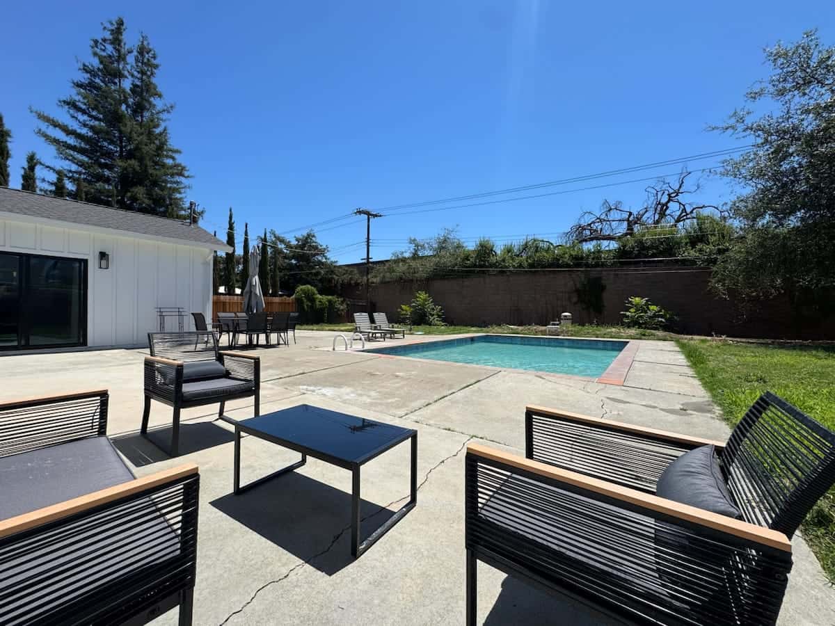 Pool · Fenced Yard · Garage · Tree-Lined Street