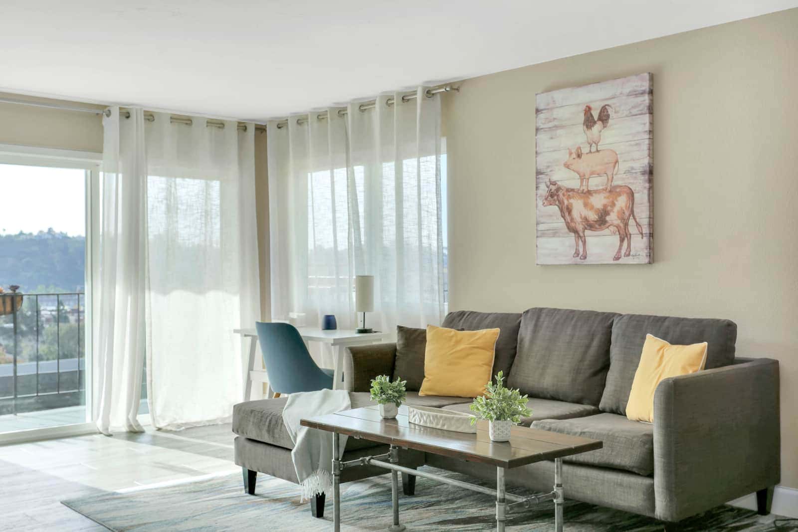 Luxury Condo | 2BR | Balcony | Washer/Dryer | Pets