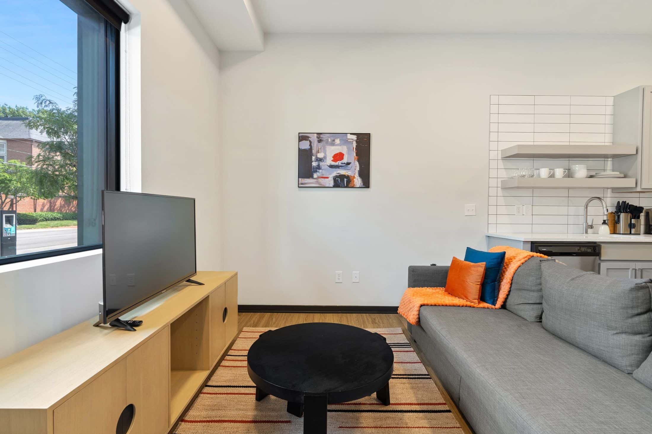 CozySuites Mass 1BR Queen - Lounge and Roof Deck