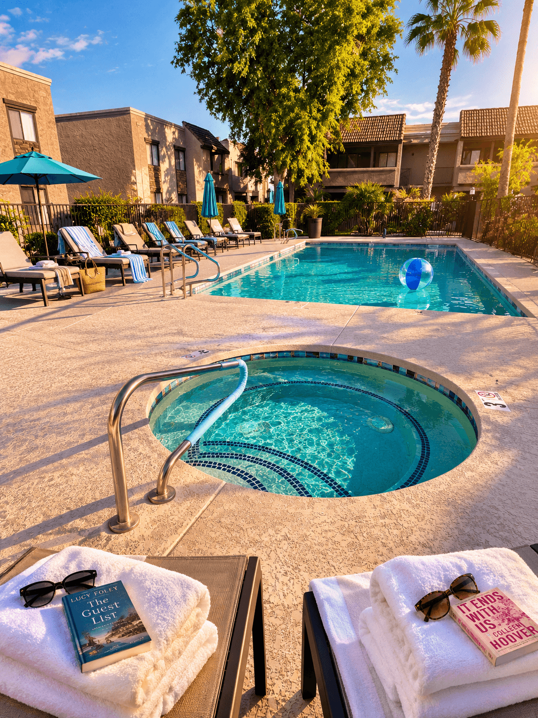 Old Town Scottsdale Peaceful Private Patio Pool Palms Gardens Gated Golf